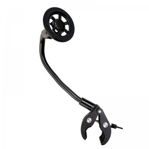 Flexible Goose Neck Clamp Magnetic Gooseneck Phone Holder Silicon Rubber and Metal for Desk and Stroller Use