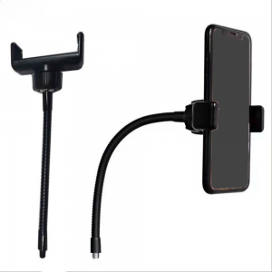360 Degree Spherical Universal Mobile Phone Holder Mount Clip Stabilizer 1/4 Screw Thread Gooseneck Tube Fill Light Desk Bed