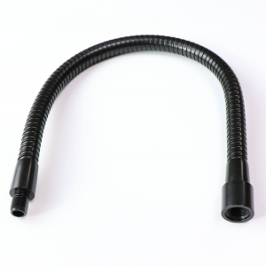 Stainless-stee Iron Metal Accessories Parts Pipe Male to Female Thread Gooseneck Flexible Tube Arm Extension for Table Lamp