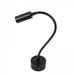 3W Aluminum LED Wall Sconce Lamp Warm White Spotlight Reading Light Flexible Pipe Light with Switch Gooseneck Wall Lamp